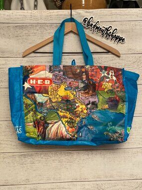 H.E.B. HEB Texas Reusable Recyclable Shopping Tote Bag